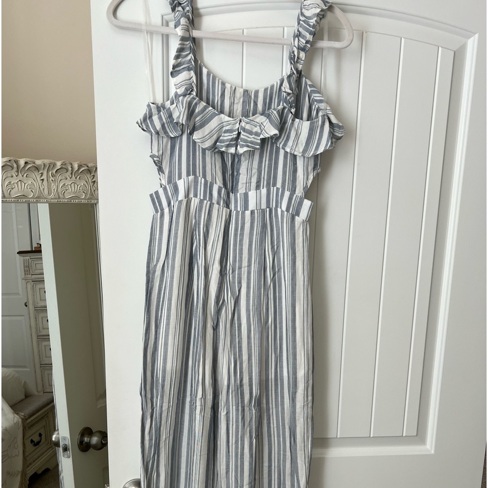 Altar’d State striped jumpsuit - Picture 3 of 5